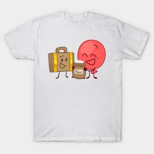 Suitcase and Balloon (Inanimate Insanity) T-Shirt